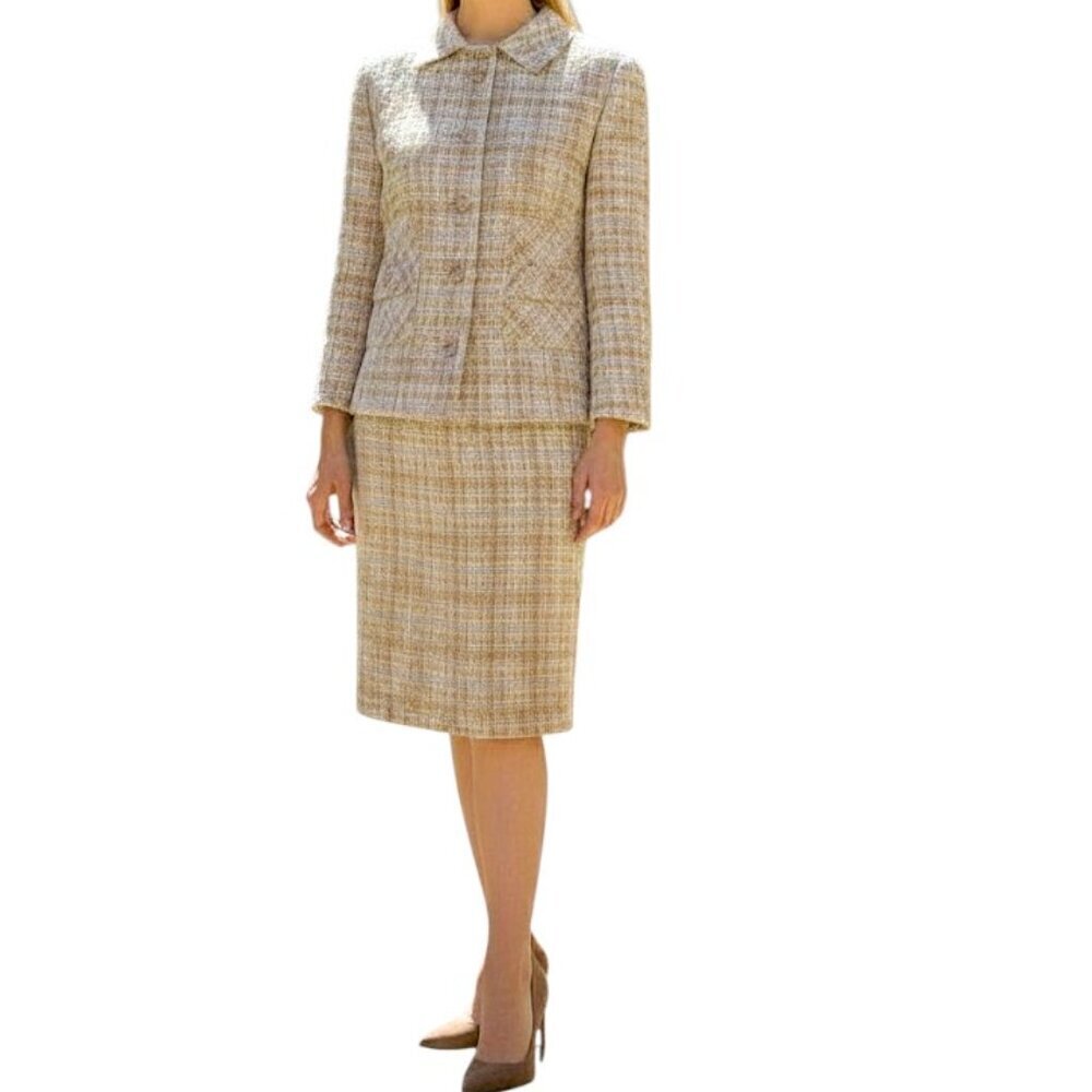 Hanbury Ltd. Vintage Tweed Skirt Suit 6/8?